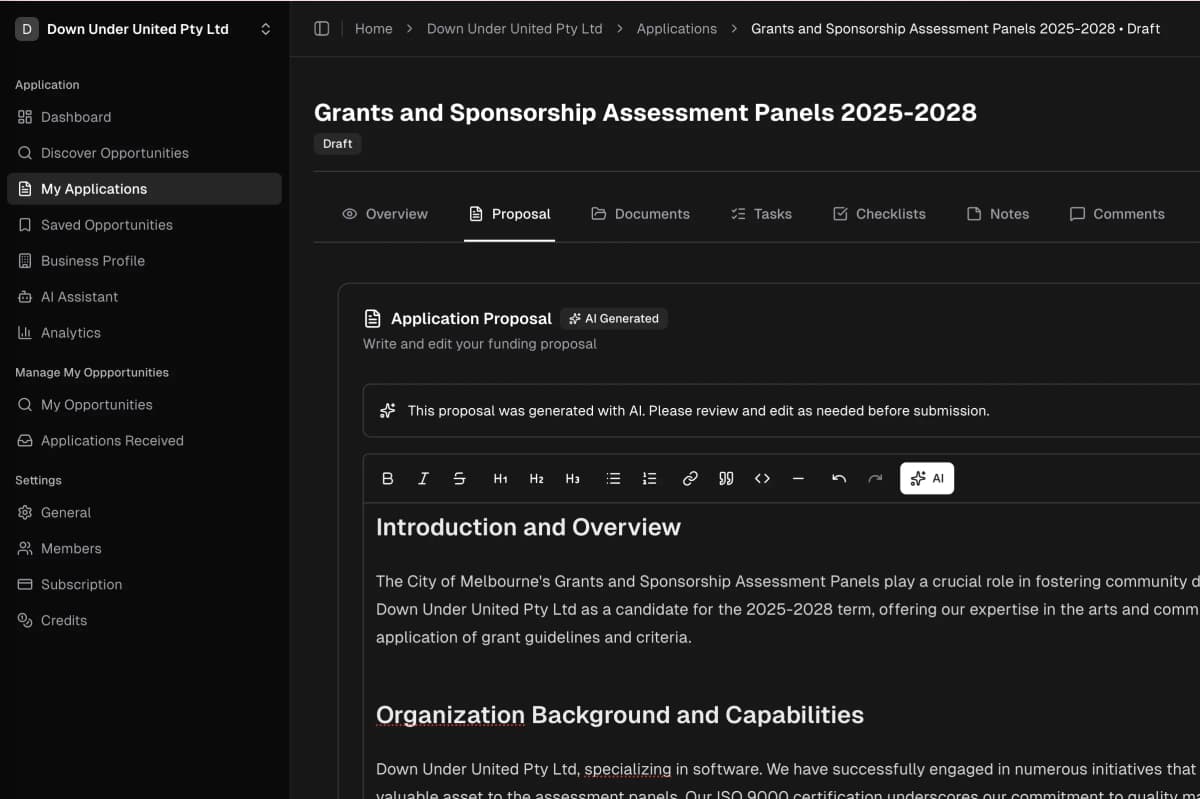 Smart Opportunity Discovery